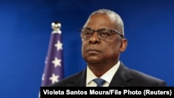 El secretario de Defensa de Estados Unidos, Lloyd Austin, durante una conferencia de prensa en Tel Aviv, Israel, el 18 de diciembre de 2023. REUTERS/Violeta Santos Moura/Foto de archivo